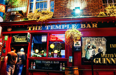 the temple bar in dublin